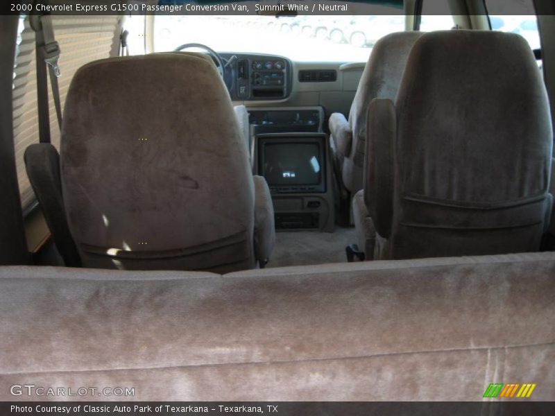Summit White / Neutral 2000 Chevrolet Express G1500 Passenger Conversion Van