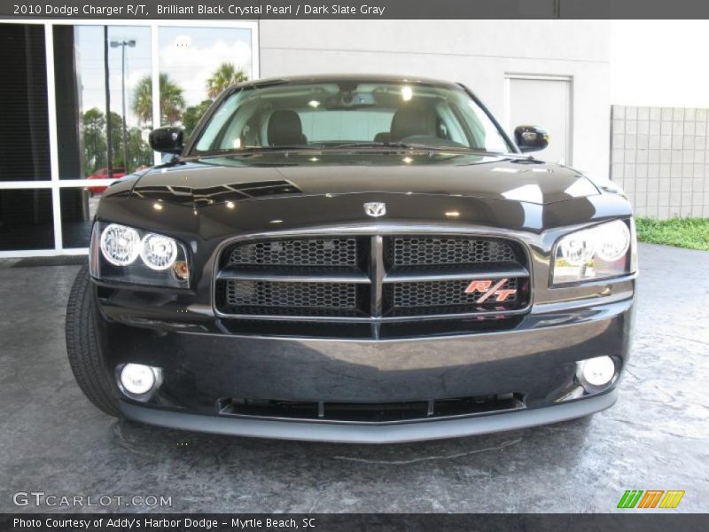 Brilliant Black Crystal Pearl / Dark Slate Gray 2010 Dodge Charger R/T