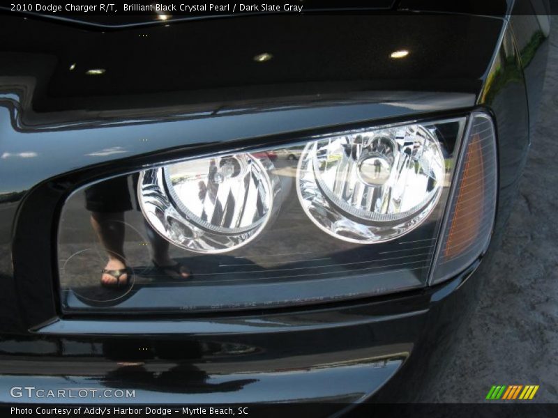 Brilliant Black Crystal Pearl / Dark Slate Gray 2010 Dodge Charger R/T