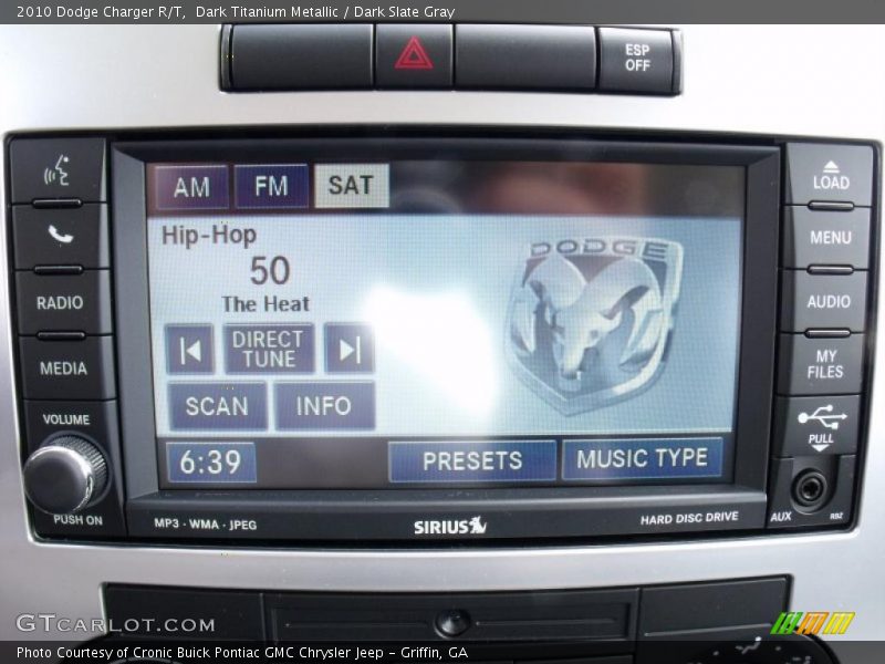 Dark Titanium Metallic / Dark Slate Gray 2010 Dodge Charger R/T