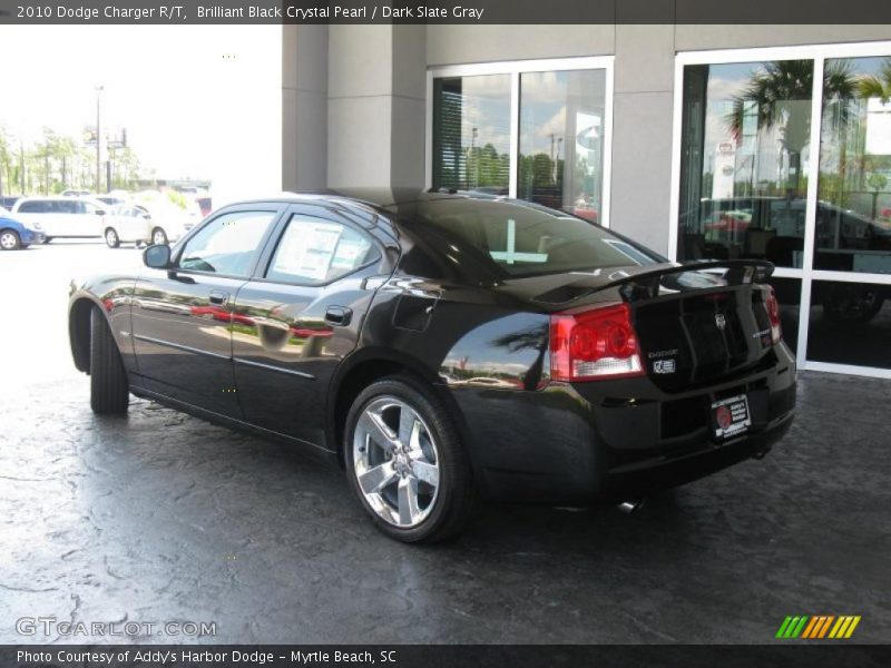 Brilliant Black Crystal Pearl / Dark Slate Gray 2010 Dodge Charger R/T