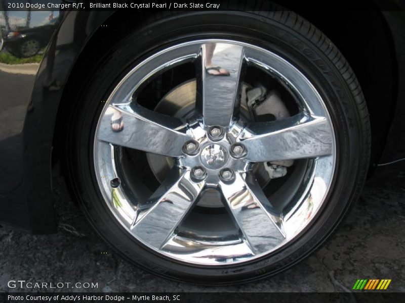 Brilliant Black Crystal Pearl / Dark Slate Gray 2010 Dodge Charger R/T