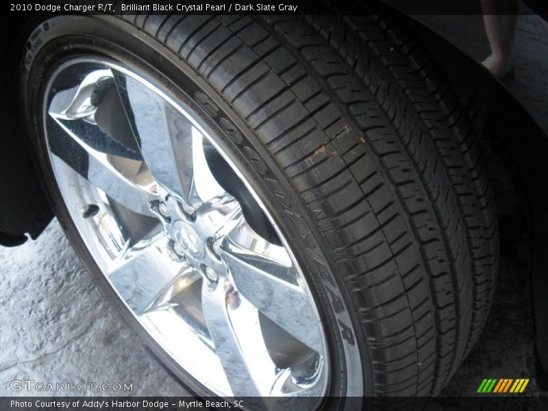 Brilliant Black Crystal Pearl / Dark Slate Gray 2010 Dodge Charger R/T