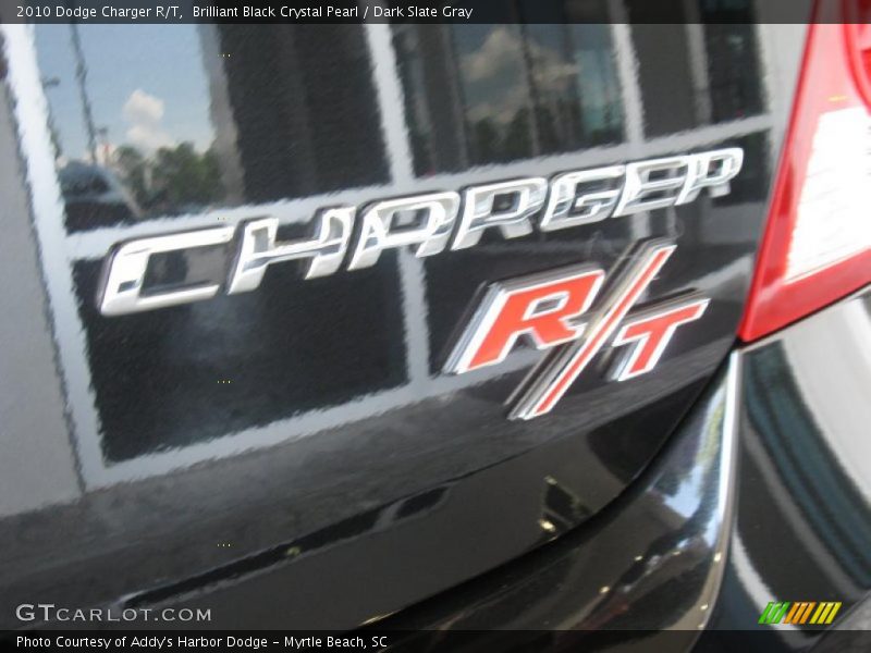 Brilliant Black Crystal Pearl / Dark Slate Gray 2010 Dodge Charger R/T