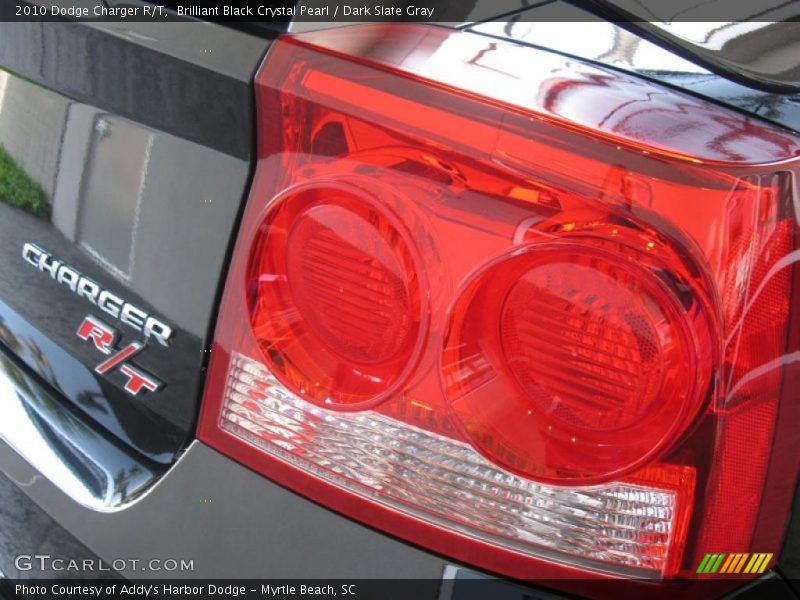 Brilliant Black Crystal Pearl / Dark Slate Gray 2010 Dodge Charger R/T
