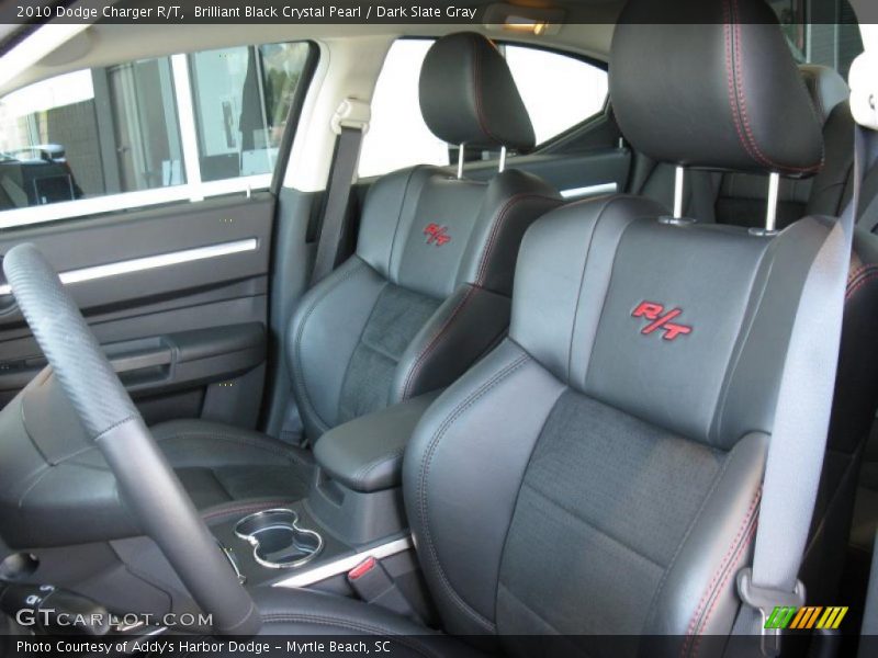 Brilliant Black Crystal Pearl / Dark Slate Gray 2010 Dodge Charger R/T