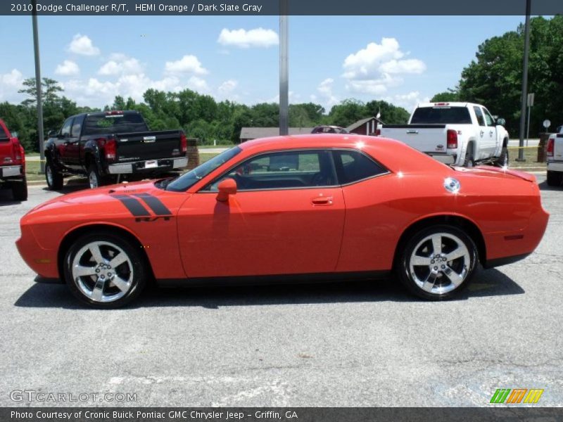 HEMI Orange / Dark Slate Gray 2010 Dodge Challenger R/T
