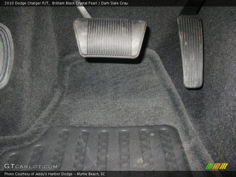 Brilliant Black Crystal Pearl / Dark Slate Gray 2010 Dodge Charger R/T