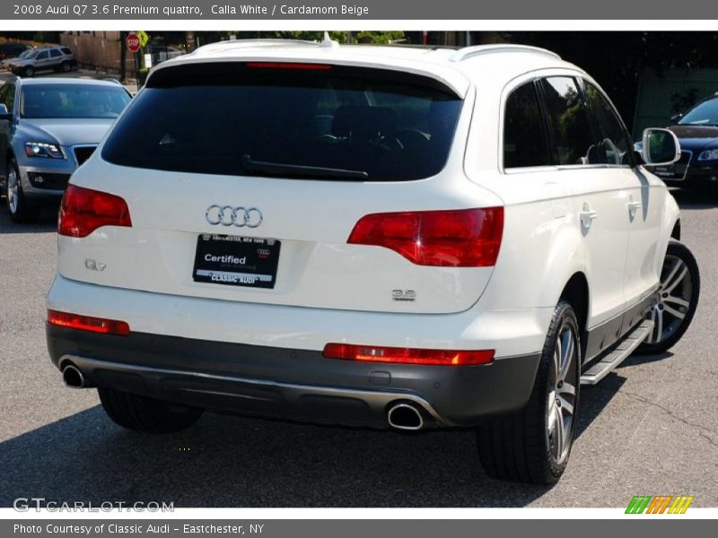 Calla White / Cardamom Beige 2008 Audi Q7 3.6 Premium quattro