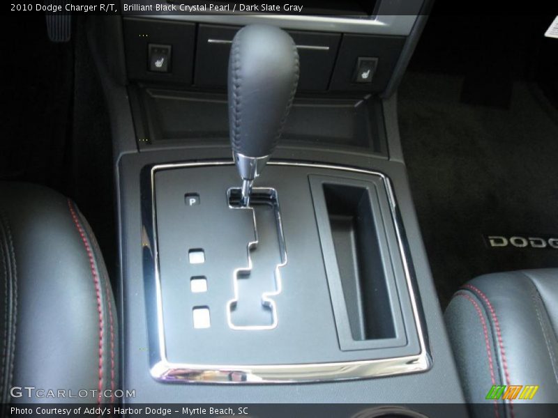 Brilliant Black Crystal Pearl / Dark Slate Gray 2010 Dodge Charger R/T