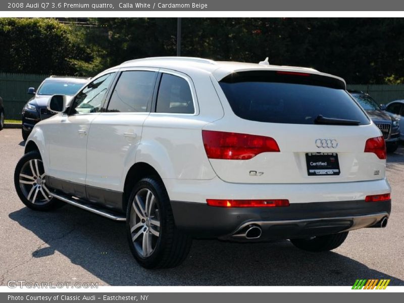 Calla White / Cardamom Beige 2008 Audi Q7 3.6 Premium quattro