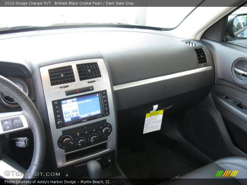 Brilliant Black Crystal Pearl / Dark Slate Gray 2010 Dodge Charger R/T