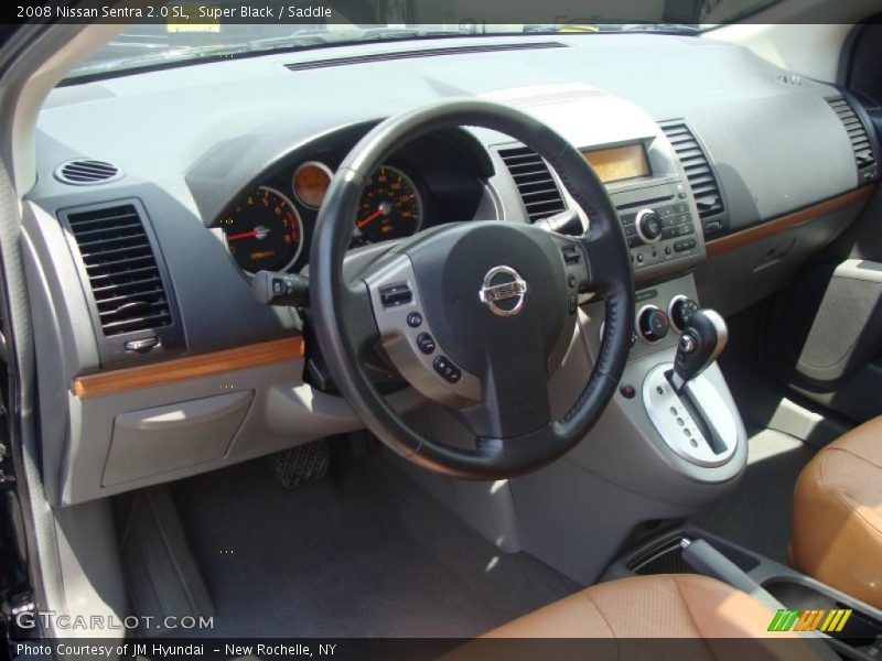 Super Black / Saddle 2008 Nissan Sentra 2.0 SL
