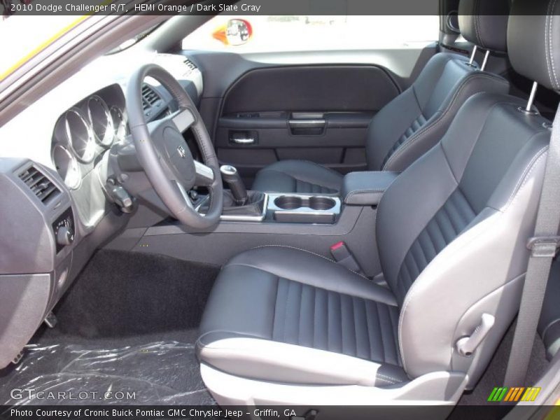HEMI Orange / Dark Slate Gray 2010 Dodge Challenger R/T