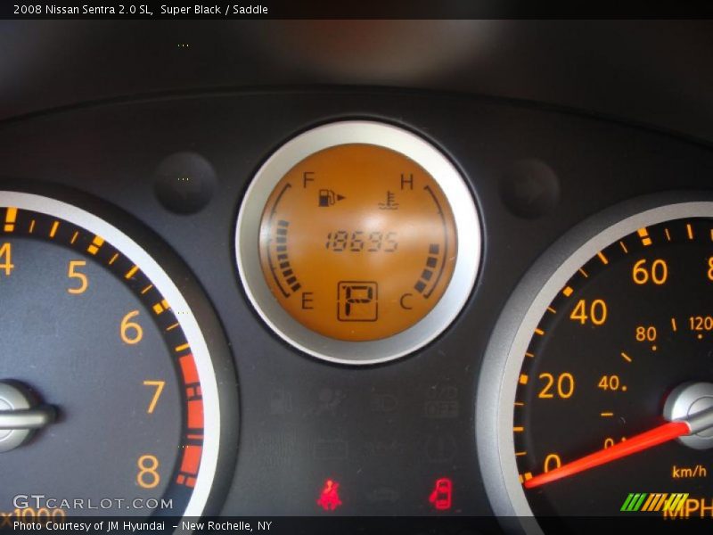 Super Black / Saddle 2008 Nissan Sentra 2.0 SL