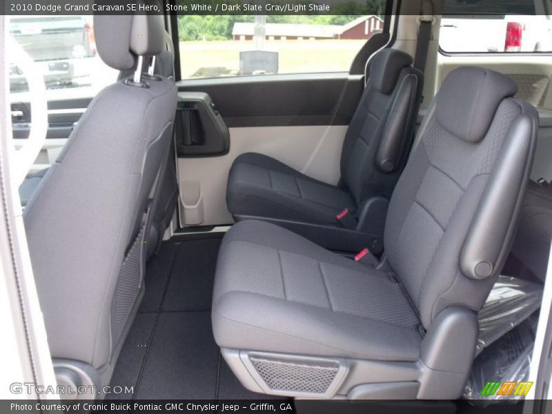 Stone White / Dark Slate Gray/Light Shale 2010 Dodge Grand Caravan SE Hero