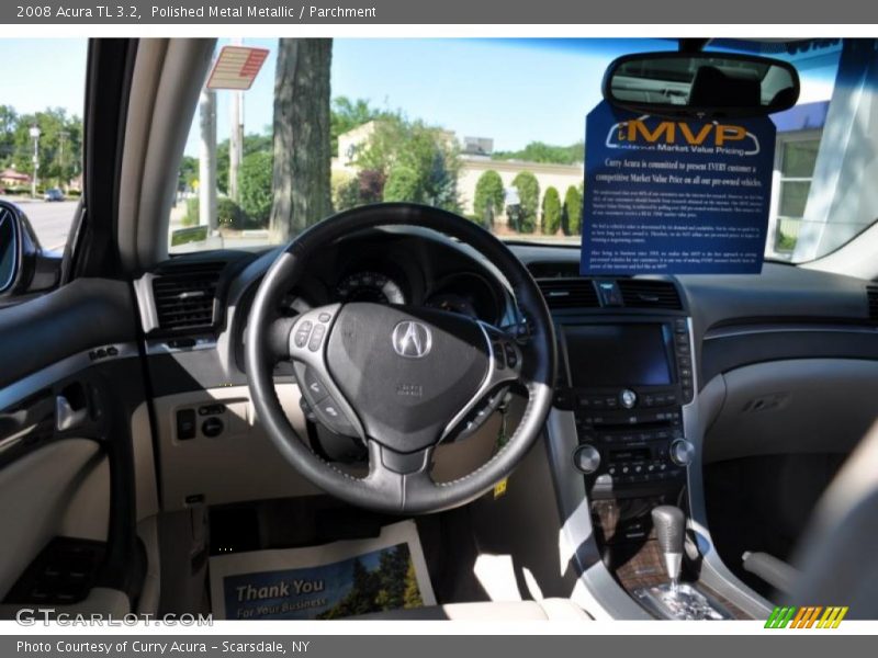 Polished Metal Metallic / Parchment 2008 Acura TL 3.2