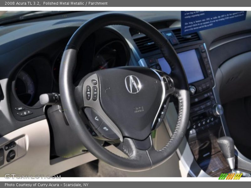 Polished Metal Metallic / Parchment 2008 Acura TL 3.2