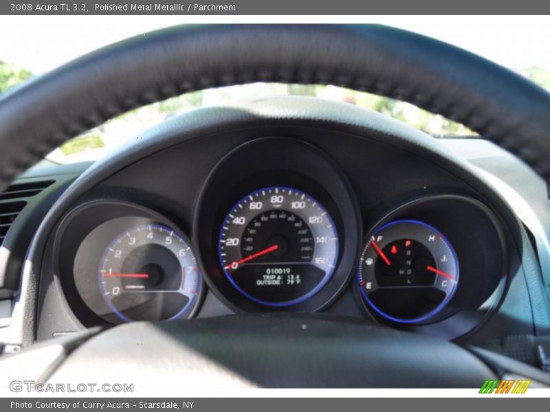 Polished Metal Metallic / Parchment 2008 Acura TL 3.2
