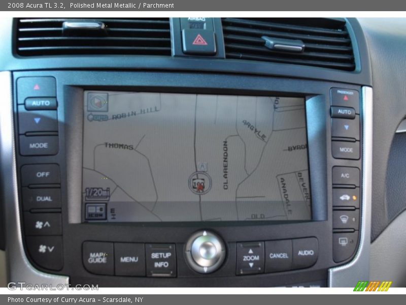 Polished Metal Metallic / Parchment 2008 Acura TL 3.2