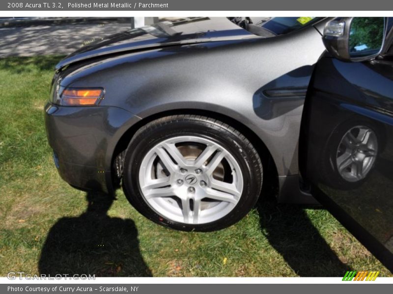 Polished Metal Metallic / Parchment 2008 Acura TL 3.2
