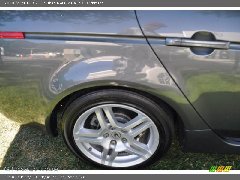 Polished Metal Metallic / Parchment 2008 Acura TL 3.2