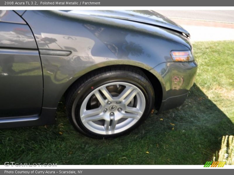 Polished Metal Metallic / Parchment 2008 Acura TL 3.2