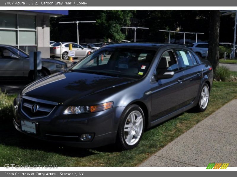 Carbon Gray Pearl / Ebony 2007 Acura TL 3.2