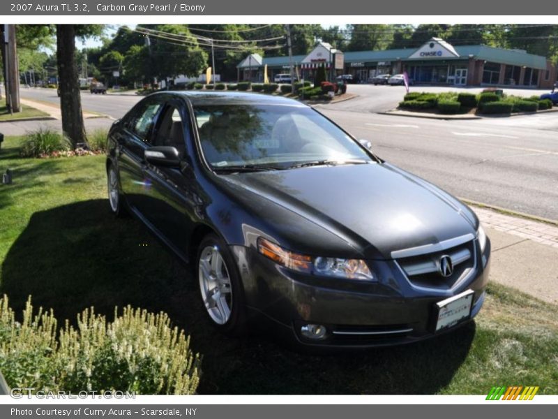 Carbon Gray Pearl / Ebony 2007 Acura TL 3.2
