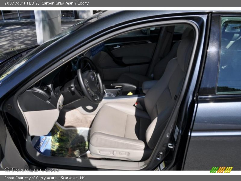 Carbon Gray Pearl / Ebony 2007 Acura TL 3.2
