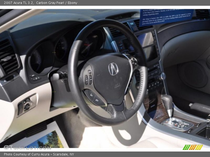 Carbon Gray Pearl / Ebony 2007 Acura TL 3.2