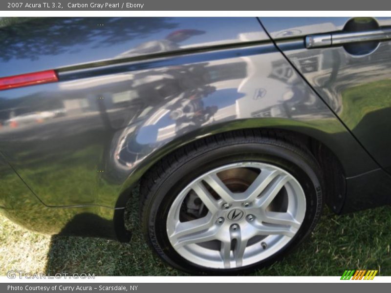 Carbon Gray Pearl / Ebony 2007 Acura TL 3.2
