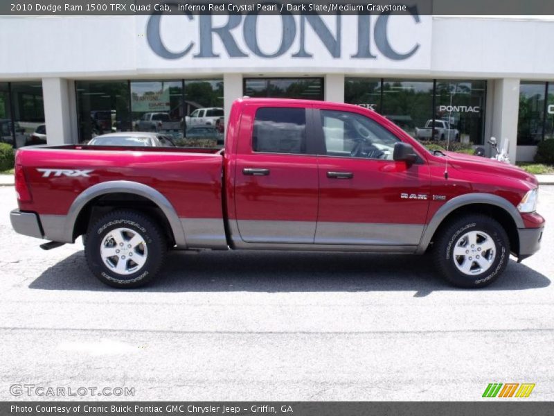 Inferno Red Crystal Pearl / Dark Slate/Medium Graystone 2010 Dodge Ram 1500 TRX Quad Cab