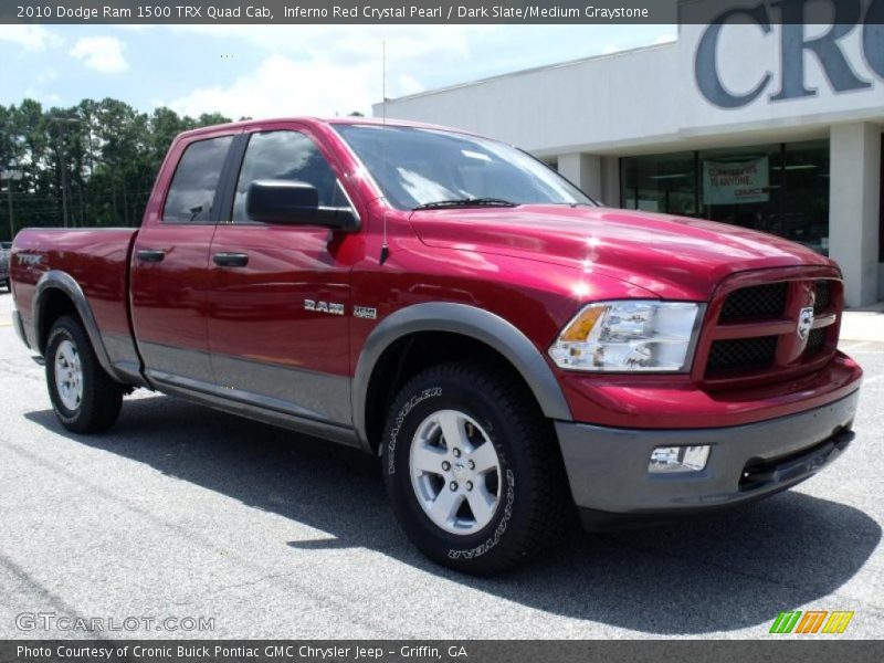 Inferno Red Crystal Pearl / Dark Slate/Medium Graystone 2010 Dodge Ram 1500 TRX Quad Cab