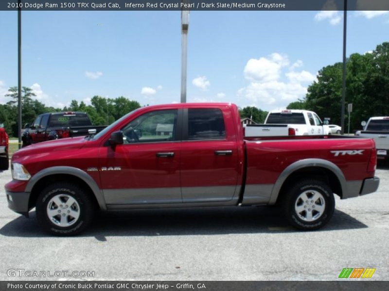 Inferno Red Crystal Pearl / Dark Slate/Medium Graystone 2010 Dodge Ram 1500 TRX Quad Cab