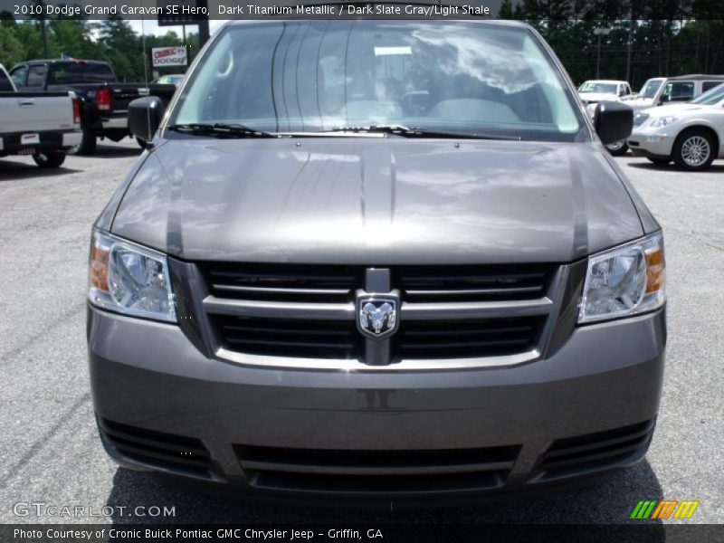 Dark Titanium Metallic / Dark Slate Gray/Light Shale 2010 Dodge Grand Caravan SE Hero