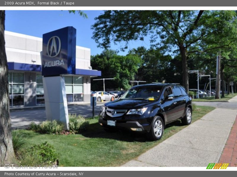 Formal Black / Taupe 2009 Acura MDX