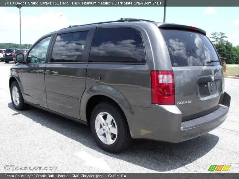 Dark Titanium Metallic / Dark Slate Gray/Light Shale 2010 Dodge Grand Caravan SE Hero