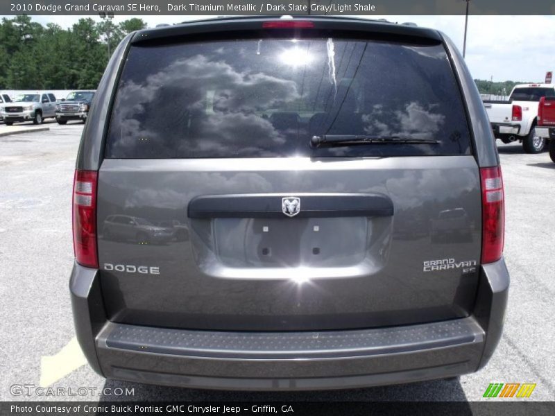 Dark Titanium Metallic / Dark Slate Gray/Light Shale 2010 Dodge Grand Caravan SE Hero