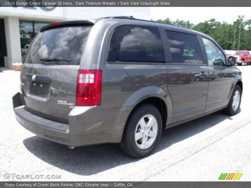 Dark Titanium Metallic / Dark Slate Gray/Light Shale 2010 Dodge Grand Caravan SE Hero