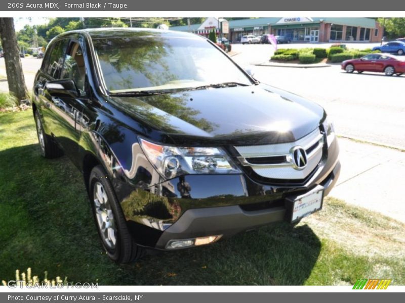 Formal Black / Taupe 2009 Acura MDX