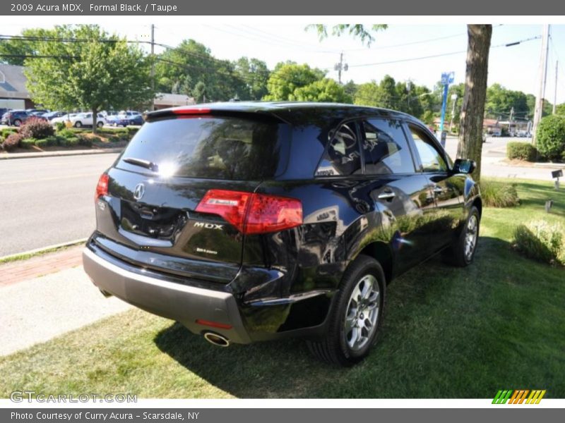 Formal Black / Taupe 2009 Acura MDX