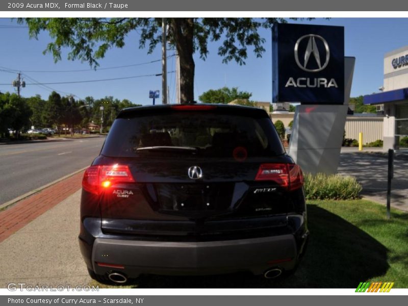 Formal Black / Taupe 2009 Acura MDX