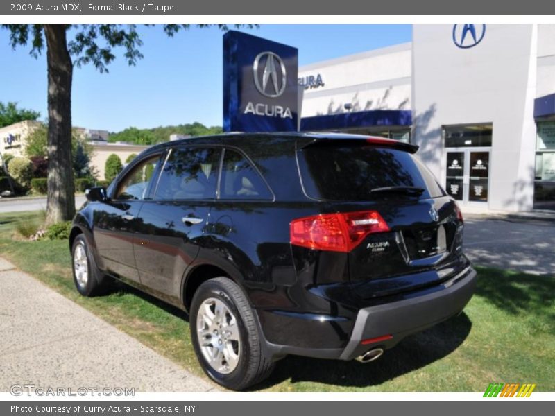 Formal Black / Taupe 2009 Acura MDX