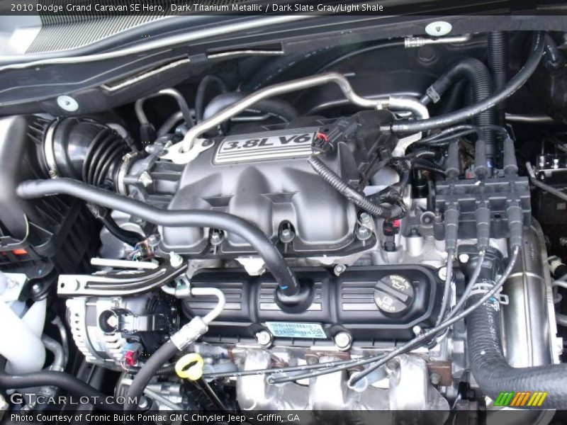Dark Titanium Metallic / Dark Slate Gray/Light Shale 2010 Dodge Grand Caravan SE Hero