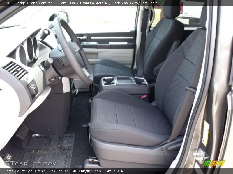 Dark Titanium Metallic / Dark Slate Gray/Light Shale 2010 Dodge Grand Caravan SE Hero