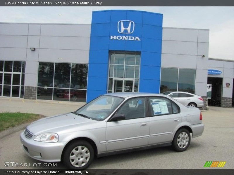 Vogue Silver Metallic / Gray 1999 Honda Civic VP Sedan