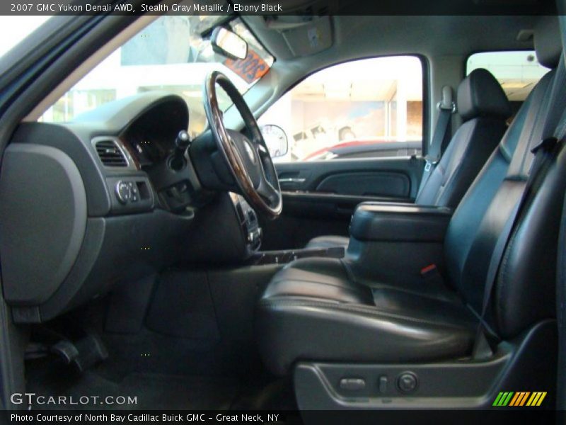 Stealth Gray Metallic / Ebony Black 2007 GMC Yukon Denali AWD