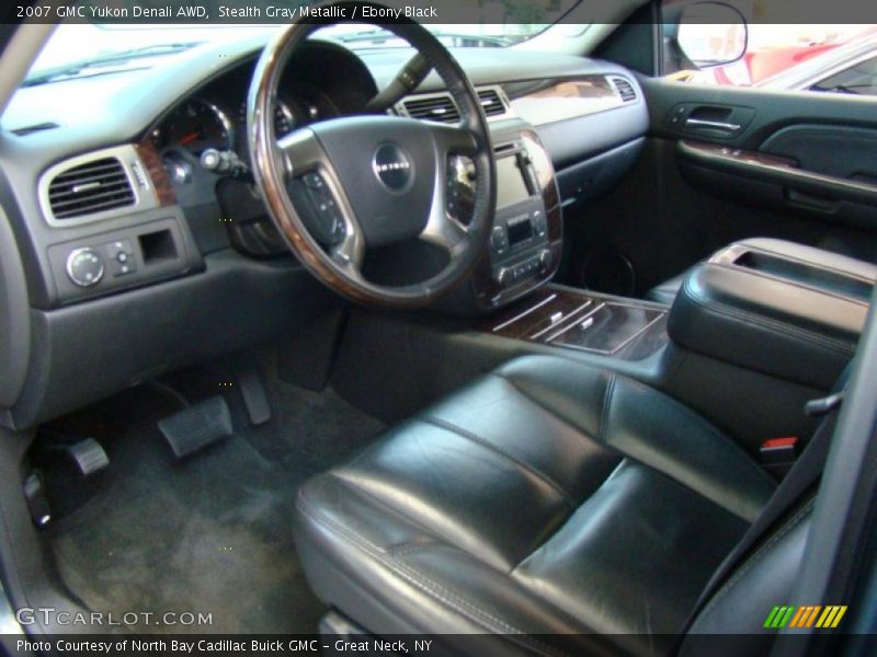 Stealth Gray Metallic / Ebony Black 2007 GMC Yukon Denali AWD