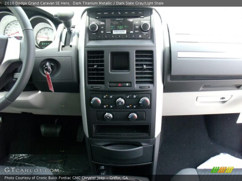 Dark Titanium Metallic / Dark Slate Gray/Light Shale 2010 Dodge Grand Caravan SE Hero